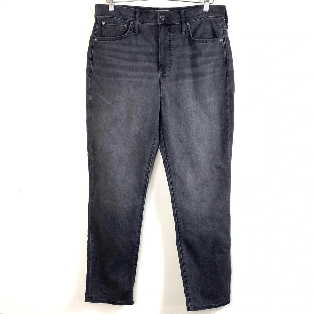 Madewell The Perfect Vintage Jean in Lunar Wash Washed Black Size 31 Style N0591